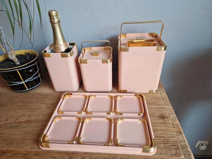 Vintage mid-century Hans Turnwald Bar set, Antiek en Kunst, Curiosa en Brocante, Ophalen of Verzenden