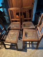 4 chaises cannées à restaurer, Ophalen