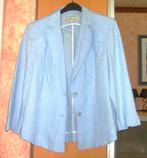 Veste bleu clair 100% lin - neuve! - taille 40, Kleding | Dames, Jassen | Zomer, Maat 38/40 (M), Blauw, Ophalen of Verzenden, Nieuw