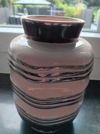 Roze/bordeau vaas boch art deco, Ophalen, Zo goed als nieuw