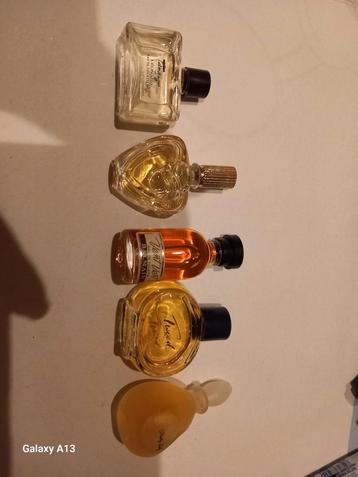 Orginele vintage miniatuur parfumflesjes, Verzamelen, Ophalen of Verzenden, Zo goed als nieuw, Miniatuur