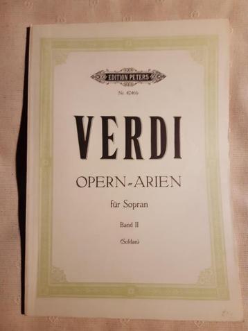 Livre de partitions Giuseppe Verdi (soprano-piano)