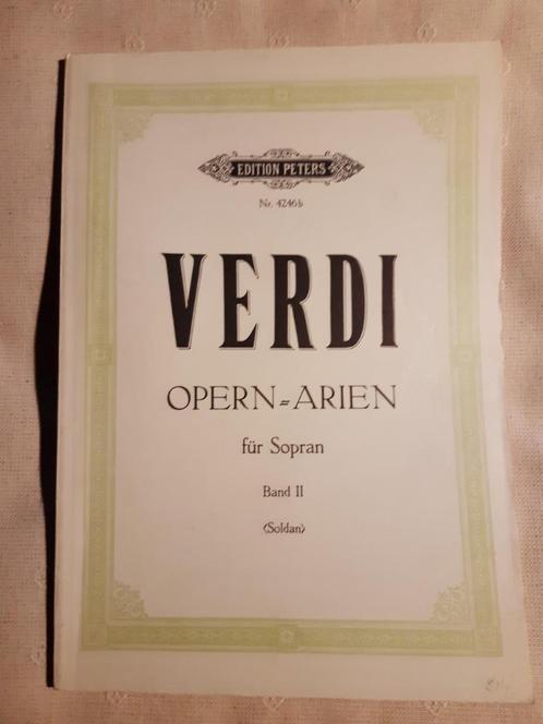 Livre de partitions Giuseppe Verdi (soprano-piano), Livres, Musique, Comme neuf, Artiste, Enlèvement
