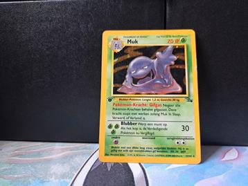 Carte Pokémon Mulk Fossil Set 1ère édition, Enlèvement ou Envoi, Utilisé, Cartes en vrac, Foil