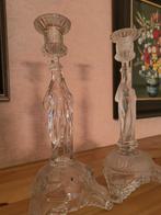 Glazen kandelaars Maria, Antiek en Kunst, Ophalen