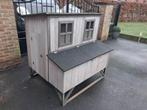 Flamingo Kippenhok Cosmo Cottage Grijs   Materiaal: hout, Ophalen, Gebruikt, Kippenhok of Kippenren