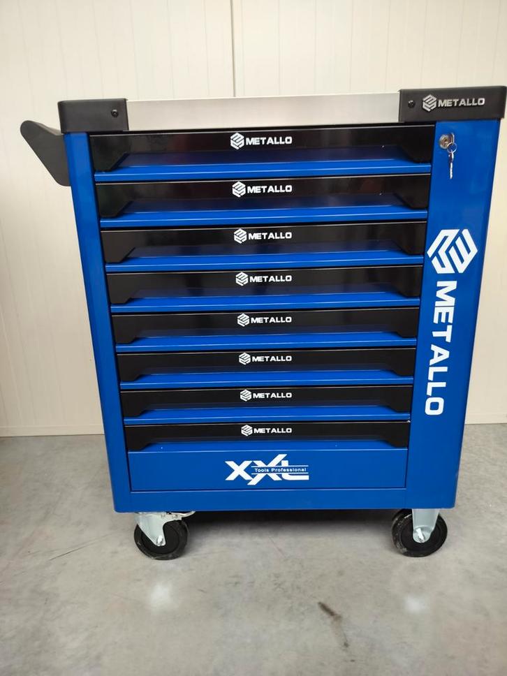 Metallo gereedschapswagen 8 lades 8 gevuld, .Nieuw!, Auto diversen, Autogereedschap, Nieuw, Ophalen