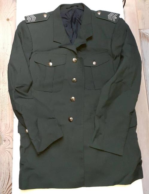 Militaria vintage uniform service dress vest adjudant ABL 19, Collections, Objets militaires | Général, Autres, Envoi