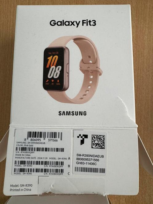 Nieuwe Samsung Galaxy Fit3 gold/pink activity tracker, Handtassen en Accessoires, Sporthorloges, Nieuw, Android, Roze, Afstand