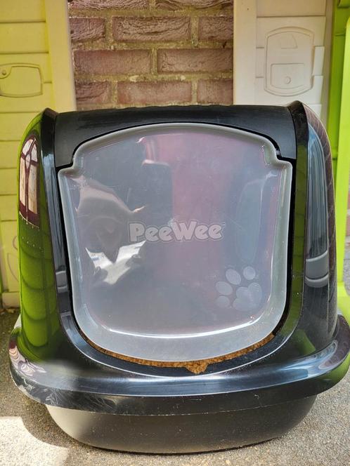 PeeWee Kattenbak, houtkorrels en schepje, Dieren en Toebehoren, Kattenbakken, Zo goed als nieuw, Ophalen
