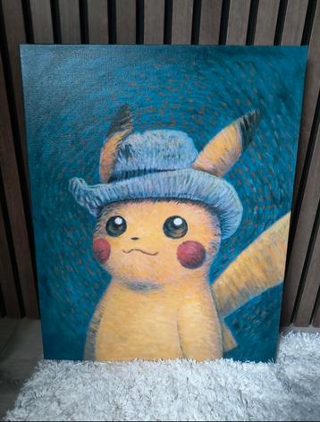 Pikachu Grey Hat (Van Gogh)  beschikbaar voor biedingen