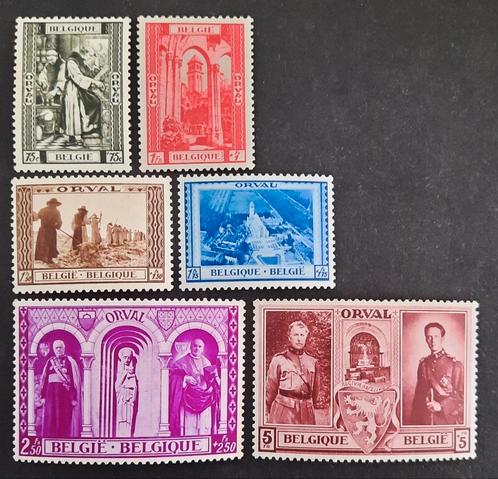 België: OBP 513/18 ** Derde Orval 1939., Postzegels en Munten, Postzegels | Europa | België, Postfris, Orginele gom, Zonder stempel