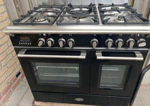 Boretti gasfornuis zwart nieuw model, Elektronische apparatuur, Fornuizen, Gebruikt, Grill, Ophalen