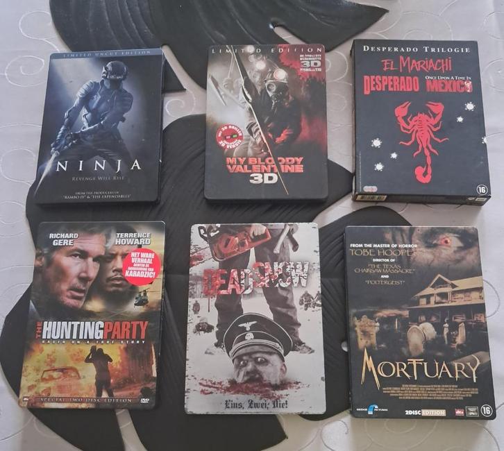 8 dvd's,  waarvan 5 steelbook, Cd's en Dvd's, Dvd's | Actie, Gebruikt, Overige genres, Ophalen of Verzenden
