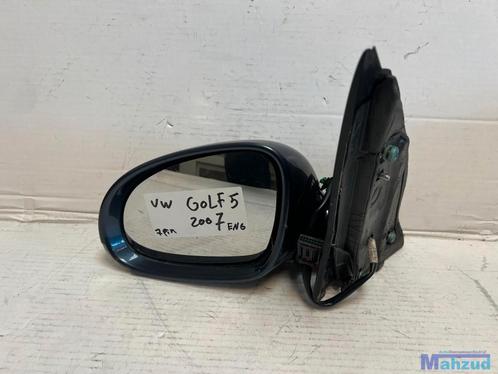 VW GOLF 5 Links groen spiegel 2003-2009, Auto-onderdelen, Spiegels, Volkswagen, Gebruikt