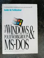 Livre Vintage Windows & MS-DOS Guide de l'utilisateur, Informatique & Logiciels, Enlèvement ou Envoi, Utilisé, Windows