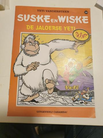 SUSKE en WISKE : DE JALOERSE YETI nr 20 UITGEVERIJ CARAMBA   beschikbaar voor biedingen