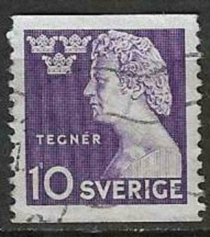 Suède 1946 - Yvert 324 - Isaias Tegner (ST), Timbres & Monnaies, Timbres | Europe | Scandinavie, Affranchi, Suède, Envoi