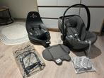 Autostoel met toebehoren!, Autogordel of Isofix, Gebruikt, Zijbescherming, 0 t/m 13 kg