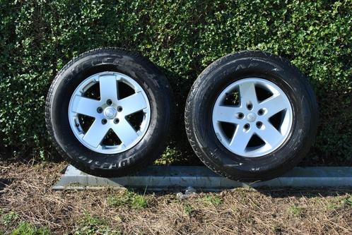 Velgen + banden jeep wrangler JK 18" 255/70/18 & 255/75/17, Auto-onderdelen, Banden en Velgen, Banden en Velgen, All Season, 18 inch
