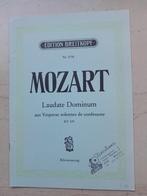 W.A.MOZART        Laudate Dominum (partituur), Enlèvement ou Envoi, Neuf, Classique, Chant