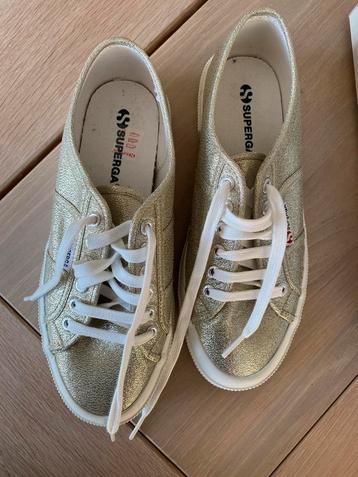 SUPERGA SNEAKERS LAMEW GOUD MAAT 39 NIEUW beschikbaar voor biedingen