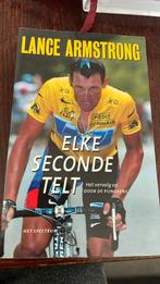 Lance Armstrong - Elke seconde telt, Ophalen of Verzenden, Zo goed als nieuw, Lance Armstrong, Sport