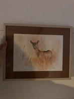 Aquarel gesigneerd, Antiek en Kunst, Kunst | Litho's en Zeefdrukken, Ophalen of Verzenden