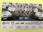 wielerkaart 1988 team sigma fina  hennie kuiper, Sport en Fitness, Verzenden, Zo goed als nieuw