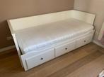 bedbank Ikea Hemnes (3 lades) - gratis levering rond Brugge, Ophalen, 90 cm, Tweepersoons, Hout