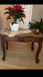 Table d'appoint en bois de chêne, belle patine, sans fumée, Antiquités & Art, Enlèvement