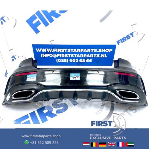 W177 A KLASSE AMG ACHTERBUMPER COMPLEET ZWART WIT GRIJS Merc, Auto-onderdelen, Carrosserie, Bumper, Mercedes-Benz, Achter, Gebruikt