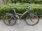 B’twin aluminium mtb met dubbele vering, Fietsen en Brommers, 26 inch, Zo goed als nieuw, 15 tot 20 versnellingen, Ophalen