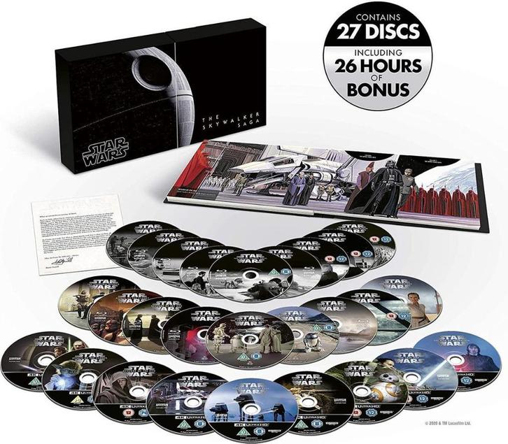 Star Wars: The Skywalker Saga Complete Box Set (4K UHD), Cd's en Dvd's, Blu-ray, Zo goed als nieuw, Science Fiction en Fantasy