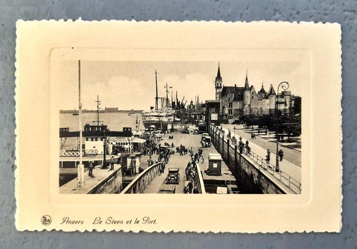 Oude kaart ansichtkaart Antwerpen Het Steen Haven NELS, Verzamelen, Postkaarten | België, Ongelopen, Antwerpen, 1920 tot 1940