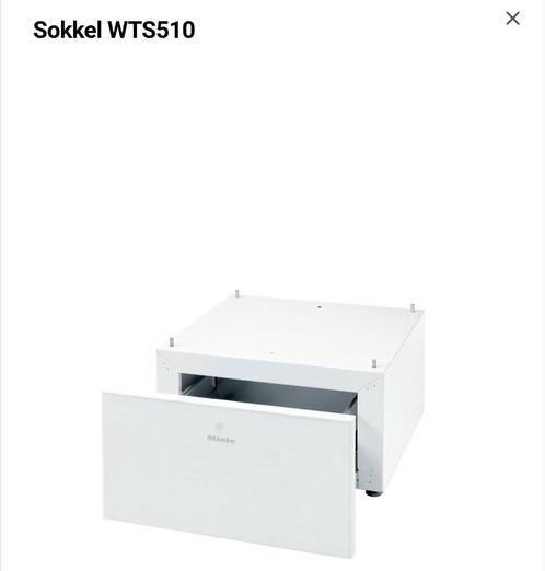 2x Miele sokkel WTS510, Elektronische apparatuur, Wasmachines, Zo goed als nieuw, 10 kg of meer, 95 cm of meer, Energieklasse A of zuiniger