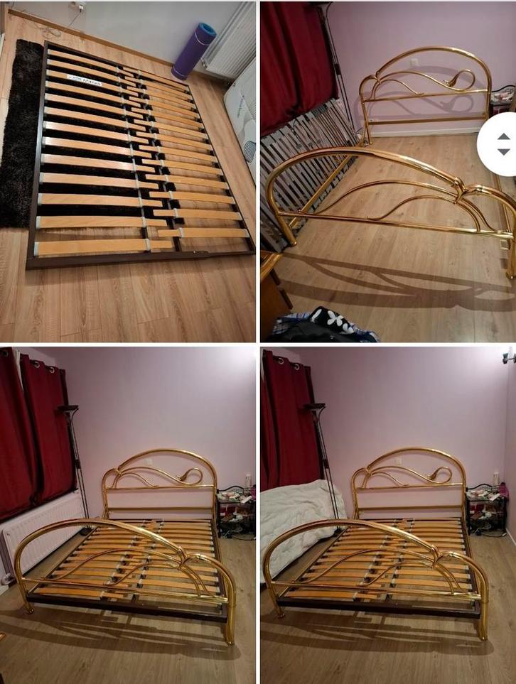 DESIGN tweepersoonsbed. 1,80 cm x 200 cm. Wordt verkocht zon, Huis en Inrichting, Slaapkamer | Bedden, Gebruikt, Verstelbaar, Ophalen