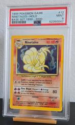 Ninetales Holo Base Set 1999-2000 4Th Print PSA 9, Ophalen of Verzenden, Zo goed als nieuw