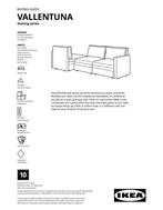 Vallentuna sofabed, Huis en Inrichting, Ophalen, Eenpersoons, Beige, Zo goed als nieuw