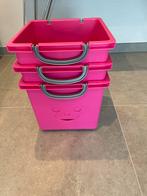3 stapelbare opbergboxen te koop voor speelgoed, Doe-het-zelf en Bouw, Kratten en Dozen, Ophalen, Nieuw