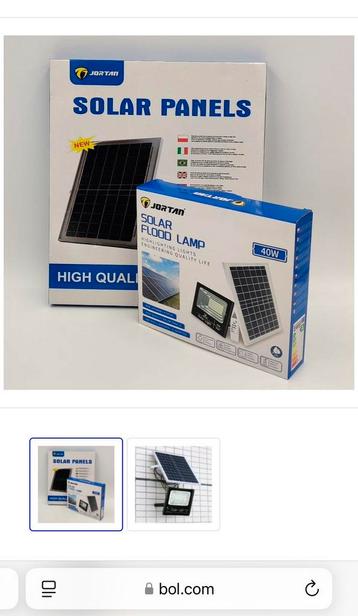lampe solaire jordan 500w avec télécommande neuf pour éclair beschikbaar voor biedingen