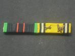Barrette belge de deux rappels WW2 à coudre #2, Armée de terre, Envoi, Ruban, Médaille ou Ailes