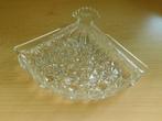 Antiek glazen dienblad in de vorm van een waaier, Antiek en Kunst, Ophalen of Verzenden