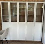 Ikea Billy met Oxberg deuren, Ophalen, Met plank(en), Gebruikt, 200 cm of meer