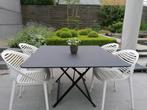8 chaises de jardin blanches, Jardin & Terrasse, Tables de jardin, Plastique, Utilisé, Enlèvement ou Envoi