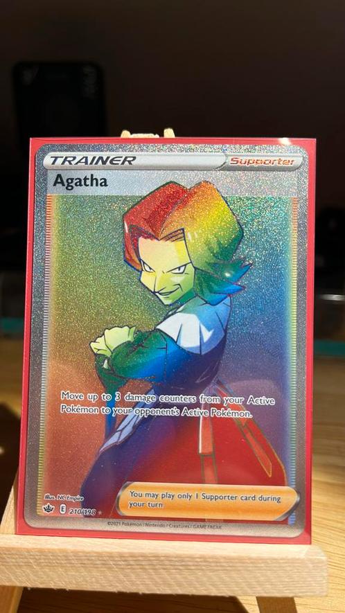 Entraîneur arc-en-ciel Agatha #210, Hobby & Loisirs créatifs, Jeux de cartes à collectionner | Pokémon, Enlèvement ou Envoi