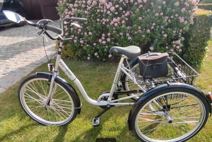 Eco trike driewieler cmGoed shop, Fietsen en Brommers, Fietsen | Driewielers, Zo goed als nieuw, Verstelbare zitting, Ophalen