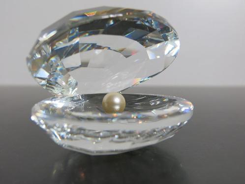 kristallen schelp met parel 14389 Swarovski, Verzamelen, Swarovski, Zo goed als nieuw, Ophalen of Verzenden