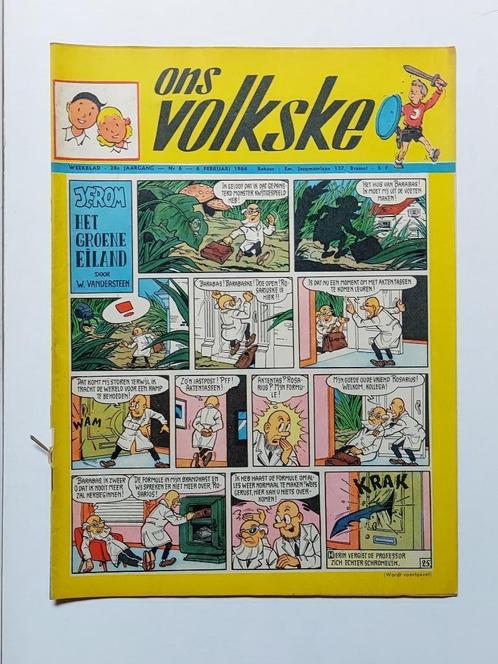 Vandersteen Jerom - Ons Volkske 6 - 06/02/1964, Verzamelen, Stripfiguren, Gebruikt, Overige typen, Suske en Wiske, Verzenden