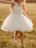 Communiekleedje + goud kleurig jasje linea raffaeli 110/7j, Kinderen en Baby's, Kinderkleding | Maat 110, Ophalen, Zo goed als nieuw